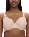 Chantelle Comfort Chic T-shirt Bra In Rose