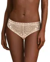 Chantelle Day To Night Sheer Lace Tanga In Nude