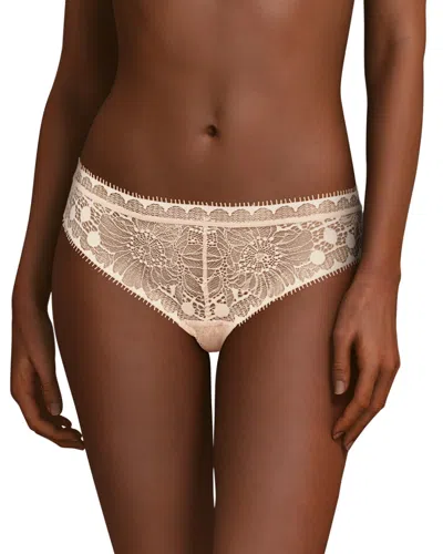Chantelle Day To Night Sheer Lace Tanga In Nude