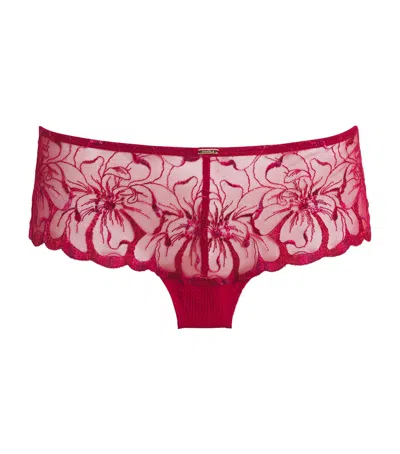 Chantelle Embroidered Fleurs Shorty Briefs In Multi