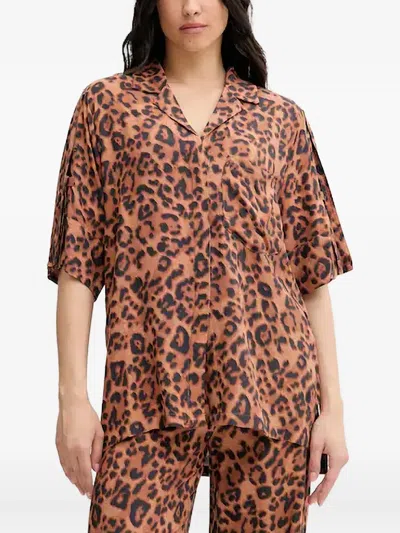 Chantelle Explore Leopard-print Shirt In Animal Print