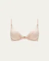 Chantelle Orangerie Lace Plunge T-shirt Bra In Nude Blush