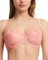 Chantelle Fleur Demi Bra In English Rose