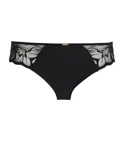 Chantelle Fleurs Brazilian Briefs In Black