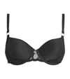 Chantelle Fleurs Memory T-shirt Bra In Black