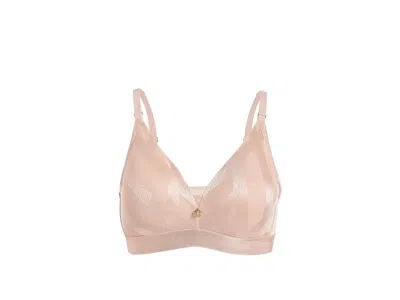 Chantelle Glaze Back Smoothing Wireless Bra In Brown