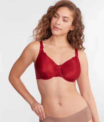 Chantelle - Orchids push up bra in Passion Red