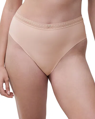 Chantelle High Cut Brief In Clay Nude