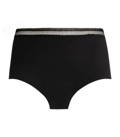 Chantelle High-rise Period Life Briefs In Black