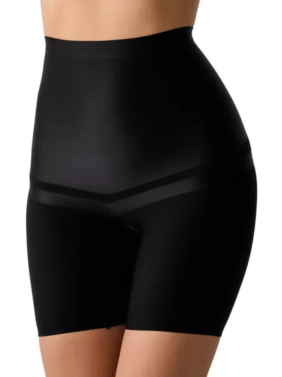 Chantelle High-waisted Mesh-panel Shapewear In Black