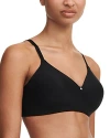Chantelle Jolie Lace Straps Moulded Wireless Bra In Black