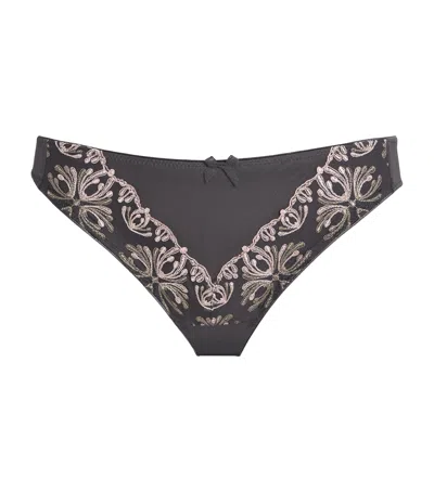 Chantelle Lace Champs Élysées Brazilian Briefs In Black