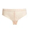 Chantelle Lace Floral Tanga In Beige