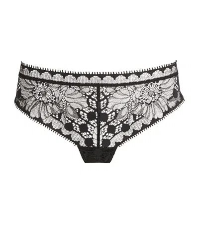 Chantelle Day To Night Lace Tanga In Black