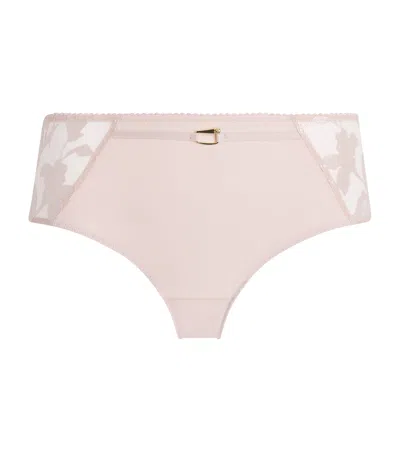 Chantelle Lace Idyll Shorty Briefs In Pink