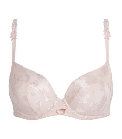 Chantelle Lace Idyll Underwired Bra In Neutral
