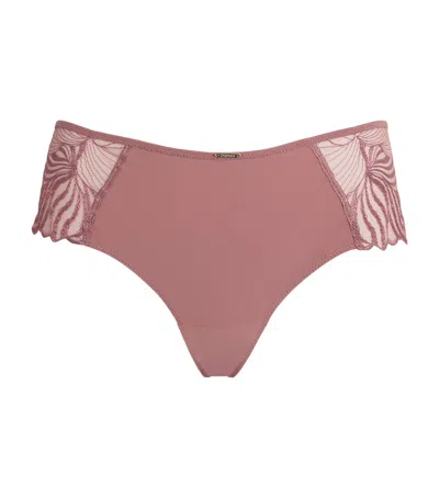 Chantelle Lace Legend Shorty Briefs In Pink