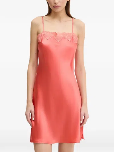 Chantelle Lace-trim Nightdress In Pink