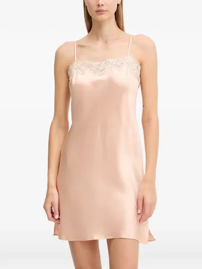 Chantelle Lace-trim Nightdress In Pink