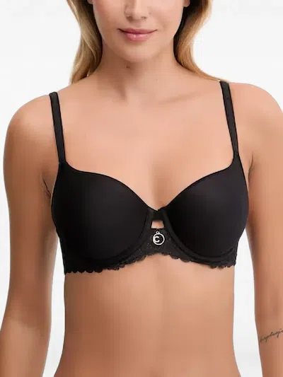 Chantelle Lace-trim Underwired Bra In Black