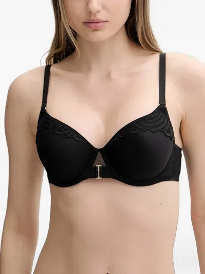 Chantelle Legend Lace-trim Underwired Bra In Black