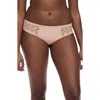 Chantelle Lingerie Ace Lace Trim Bikini In Nude Blush