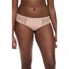Chantelle Lingerie Ace Lace Trim Bikini In Sand Blush