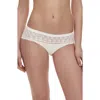 Chantelle Lingerie Ace Lace Trim Hipster Panties In Milk-lw