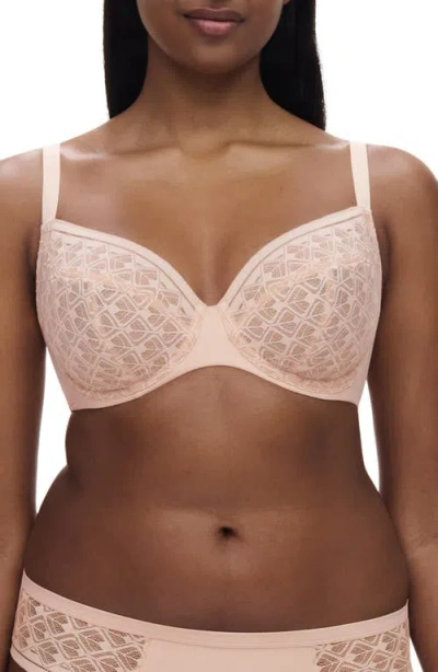 Chantelle Lingerie Ace Unlined Underwire Bra In Nude Blush