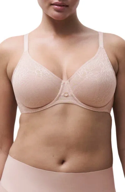 Chantelle Lingerie Belle Seamless Underwire Bra In Pink