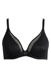 Chantelle Lingerie Belle Underwire Plunge Bra In Black