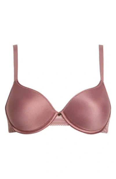 Chantelle Lingerie C Jolie Comfort Convertible T-shirt Bra In Burgundy