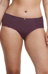 Chantelle Lingerie C Jolie Hipster Briefs In Aubergine