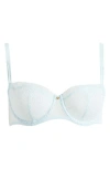 Chantelle Lingerie C Jolie Underwire Demi Bra In Green