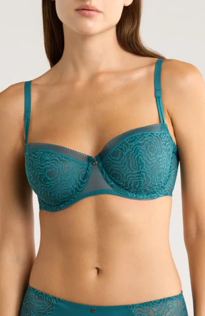 Chantelle Lingerie C Jolie Underwire Demi Bra In Blue