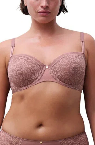 Chantelle Lingerie C Jolie Underwire Demi Bra In Rose Des Bois