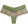 Chantelle Lingerie Champs-élysées Hipster Panties In Kiwi Multico