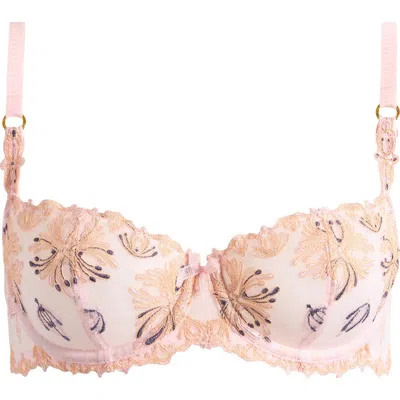 Chantelle Lingerie Champs-élysées Underwire Demi Bra In Pink