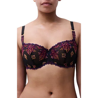 Chantelle Lingerie Champs-élysées Underwire Demi Bra In Black