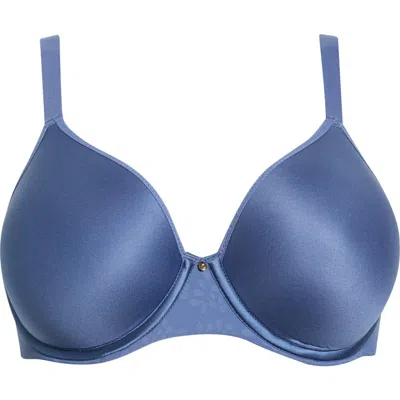 Chantelle Lingerie Comfort Chic Back Smoothing T-shirt Bra In Blue