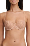 Chantelle Lingerie Day To Night Underwire Demi Bra In Python Lace-ca