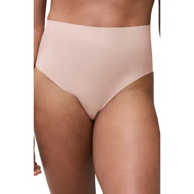 Chantelle Lingerie Defi High Cut Briefs In Nude Blush
