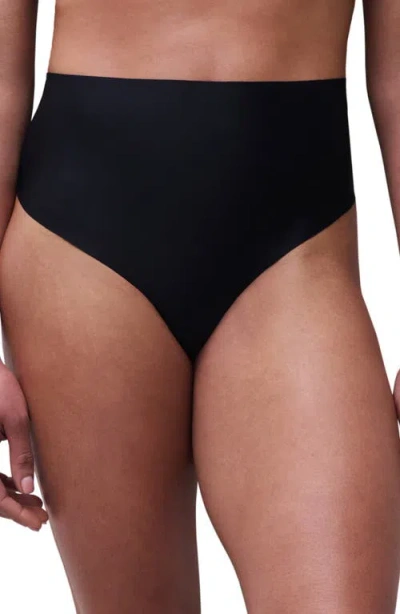 Chantelle Lingerie Defi High Waist Thong In Black