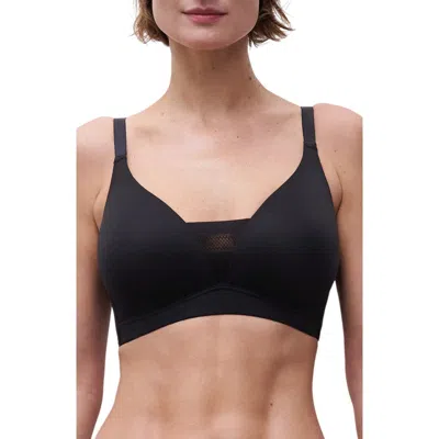 Chantelle Lingerie Easy Bliss Wireless Bra In Blue