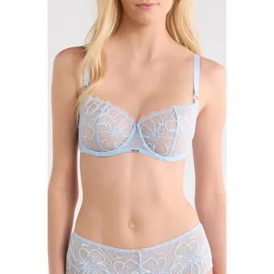 Chantelle Lingerie Fleurs Demi Bra In Brown