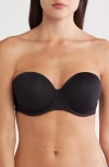 Chantelle Lingerie Full Bust Strapless Underwire Bra In Black