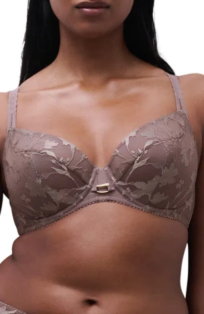 Chantelle Lingerie Idyll Underwire Unlined Bra In Pink