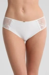 Chantelle Lingerie Legend Mid Rise Bikini Briefs In Milk