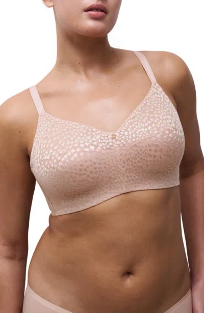Chantelle Lingerie Magique Wireless Bra In Pink