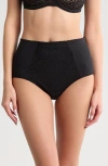 Chantelle Lingerie Maris High Waist Support Briefs In Black